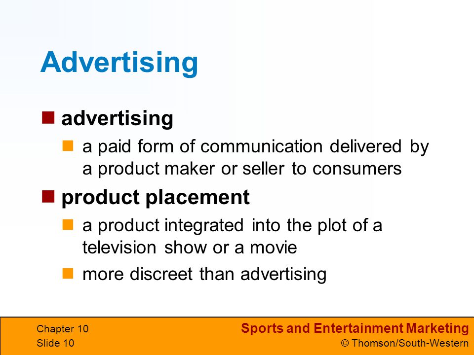 What is an advertising or marketing communication?